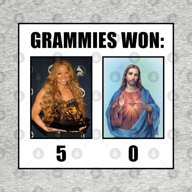 Mariah Grammies Won Vs Jesus Christ - Funny Meme by Football from the Left